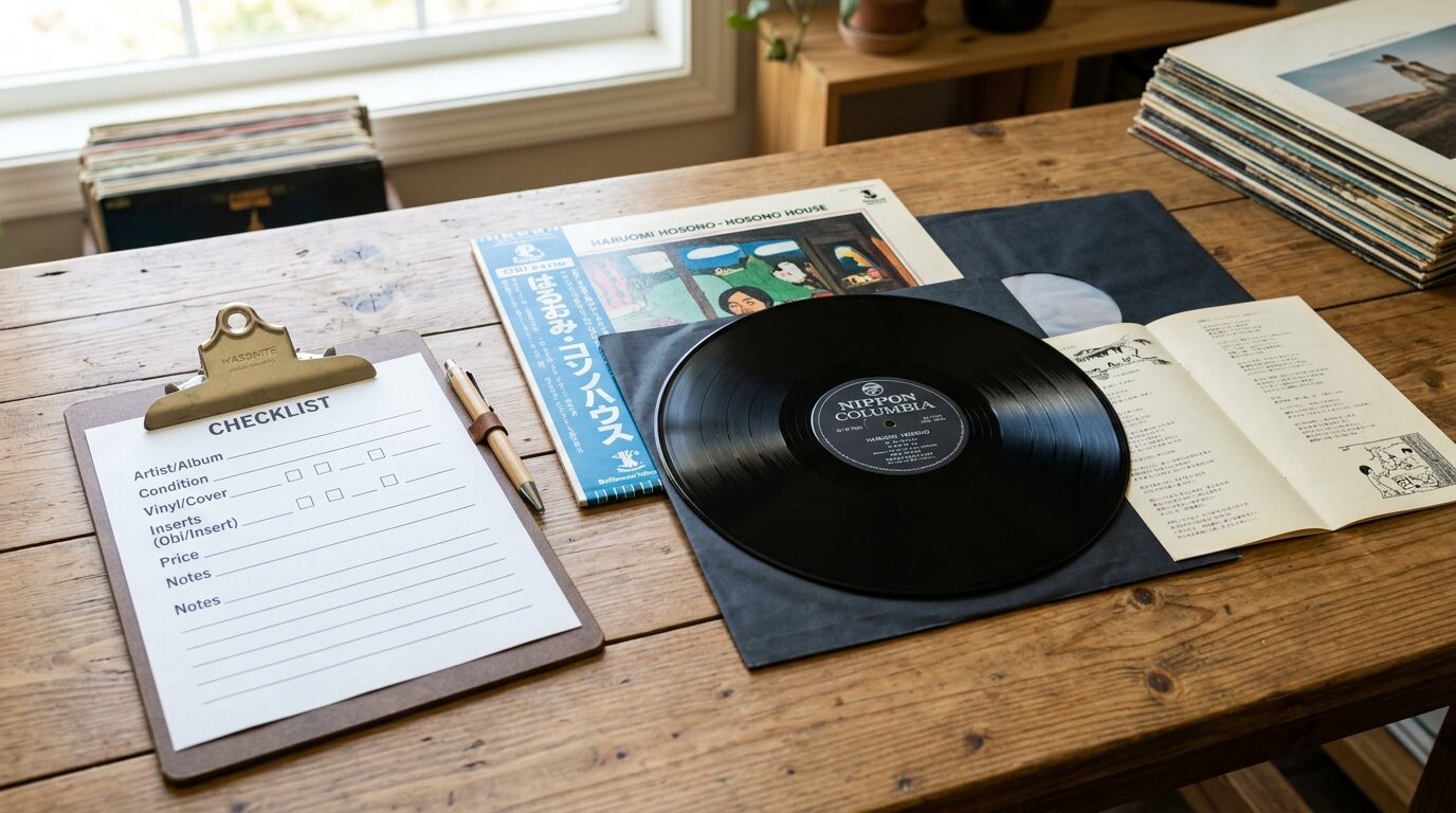 レコード売る前チェックリストイメージ