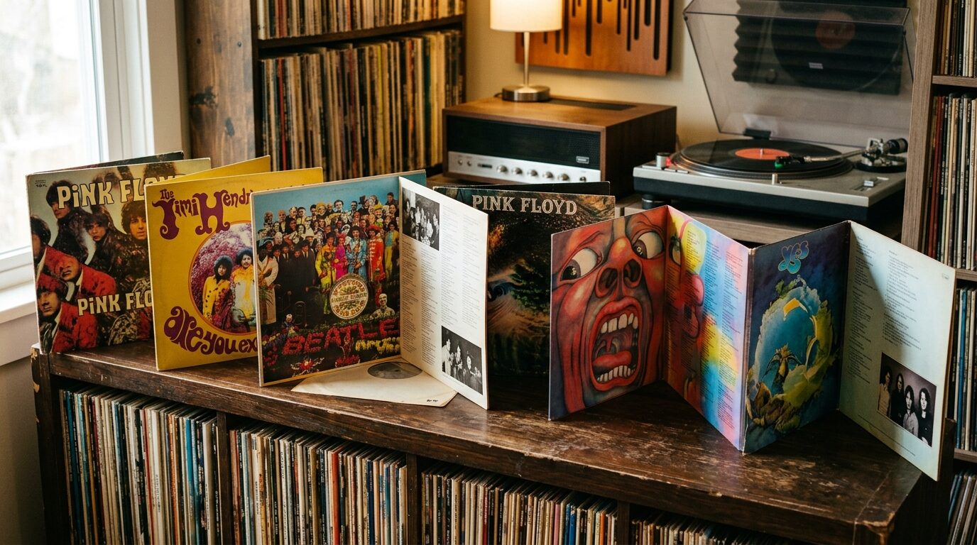 プログレとサイケデリックロックレコードの関連性