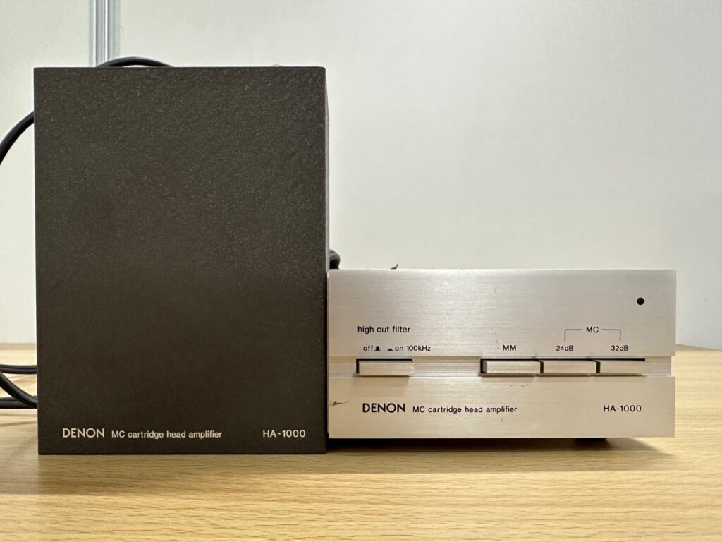 DENONのMCカートリッジ用ヘッドアンプ HA-1000