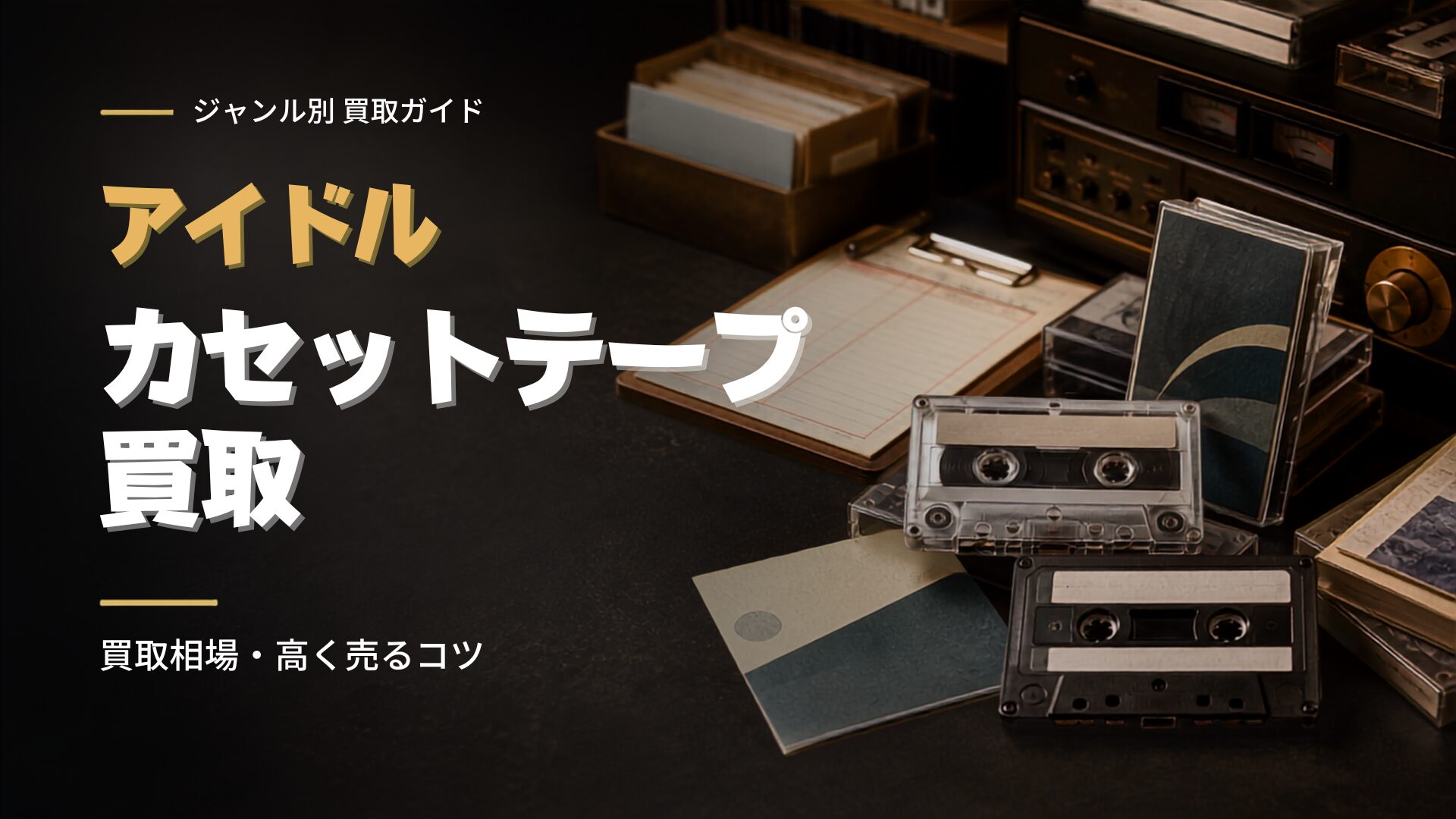 アイドル カセットテープ買取|大阪・関西 最短30分出張買取