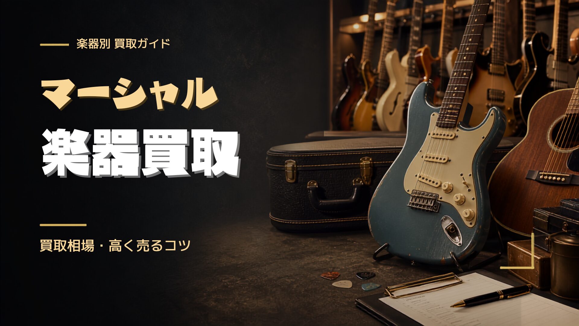 マーシャルの楽器買取|大阪・関西 最短30分出張買取