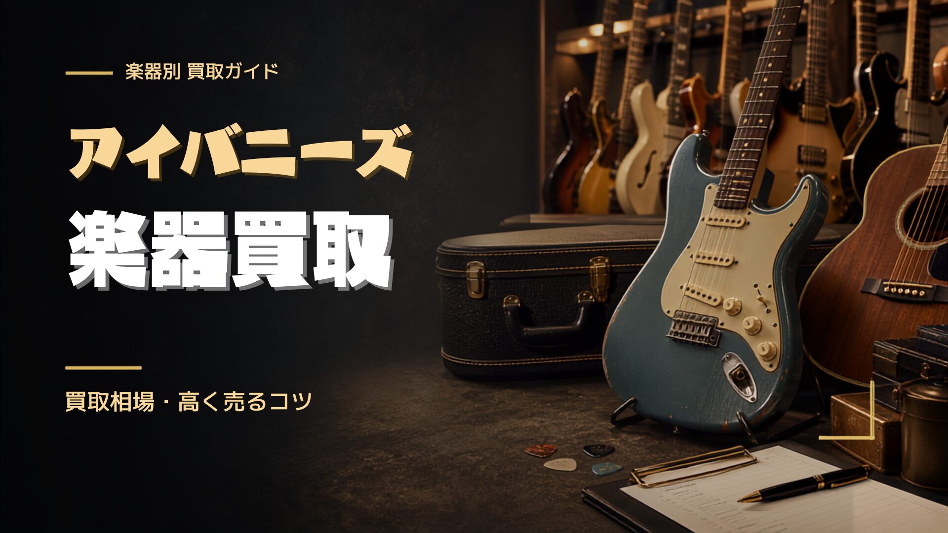 アイバニーズの楽器買取｜大阪・関西 最短30分出張買取