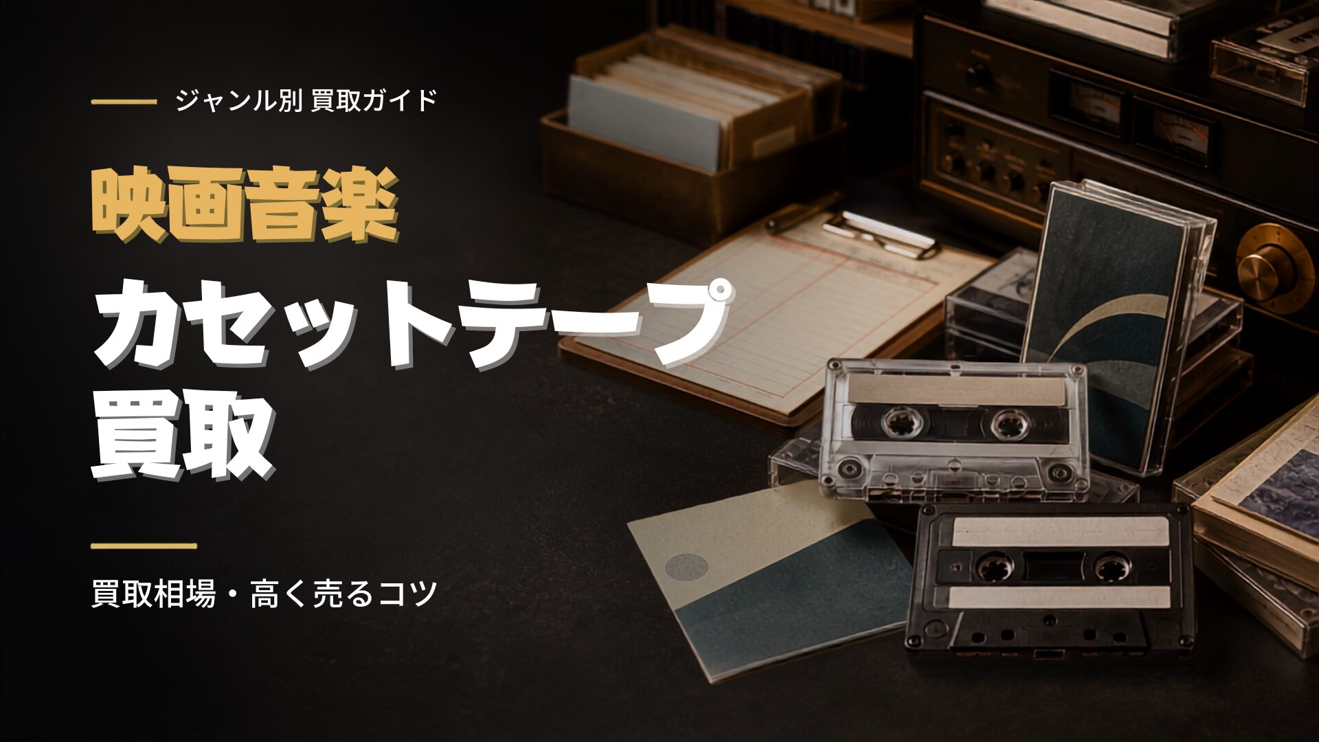 映画音楽 カセットテープ買取｜大阪・関西 最短30分出張買取