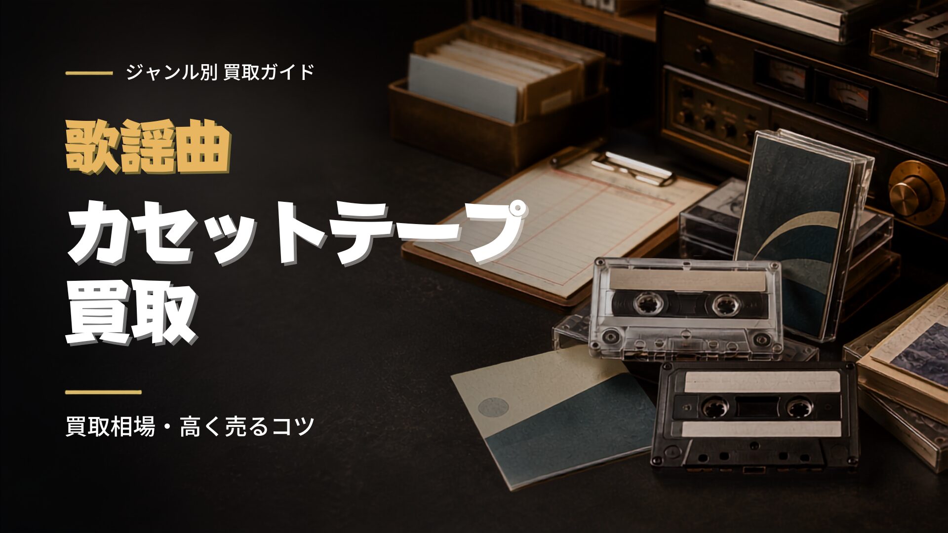 歌謡曲 カセットテープ買取|大阪・関西 最短30分出張買取