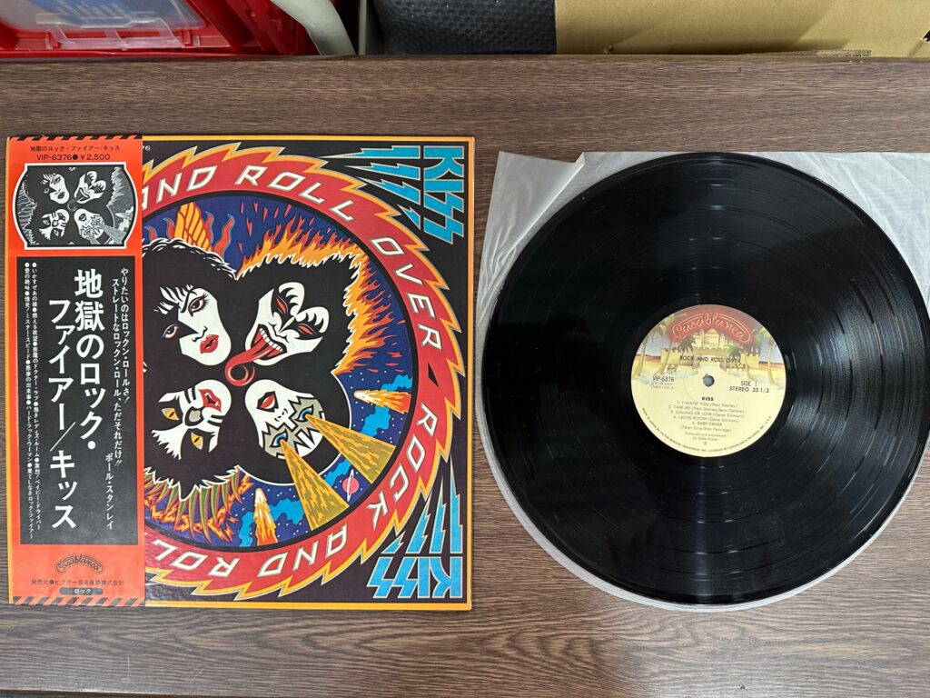 ローリング・ストーンズのレコードジャケットと盤面