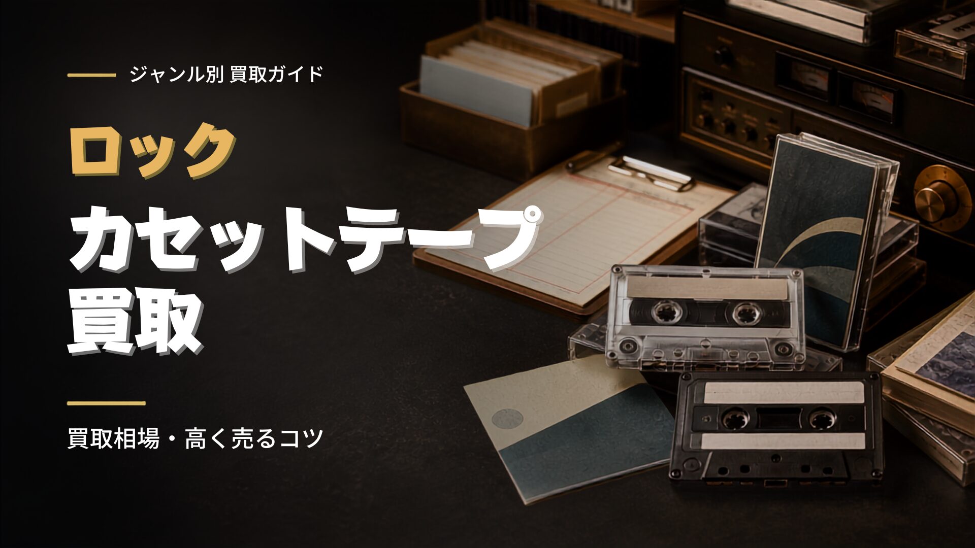 ロック カセットテープ買取|大阪・関西 最短30分出張買取