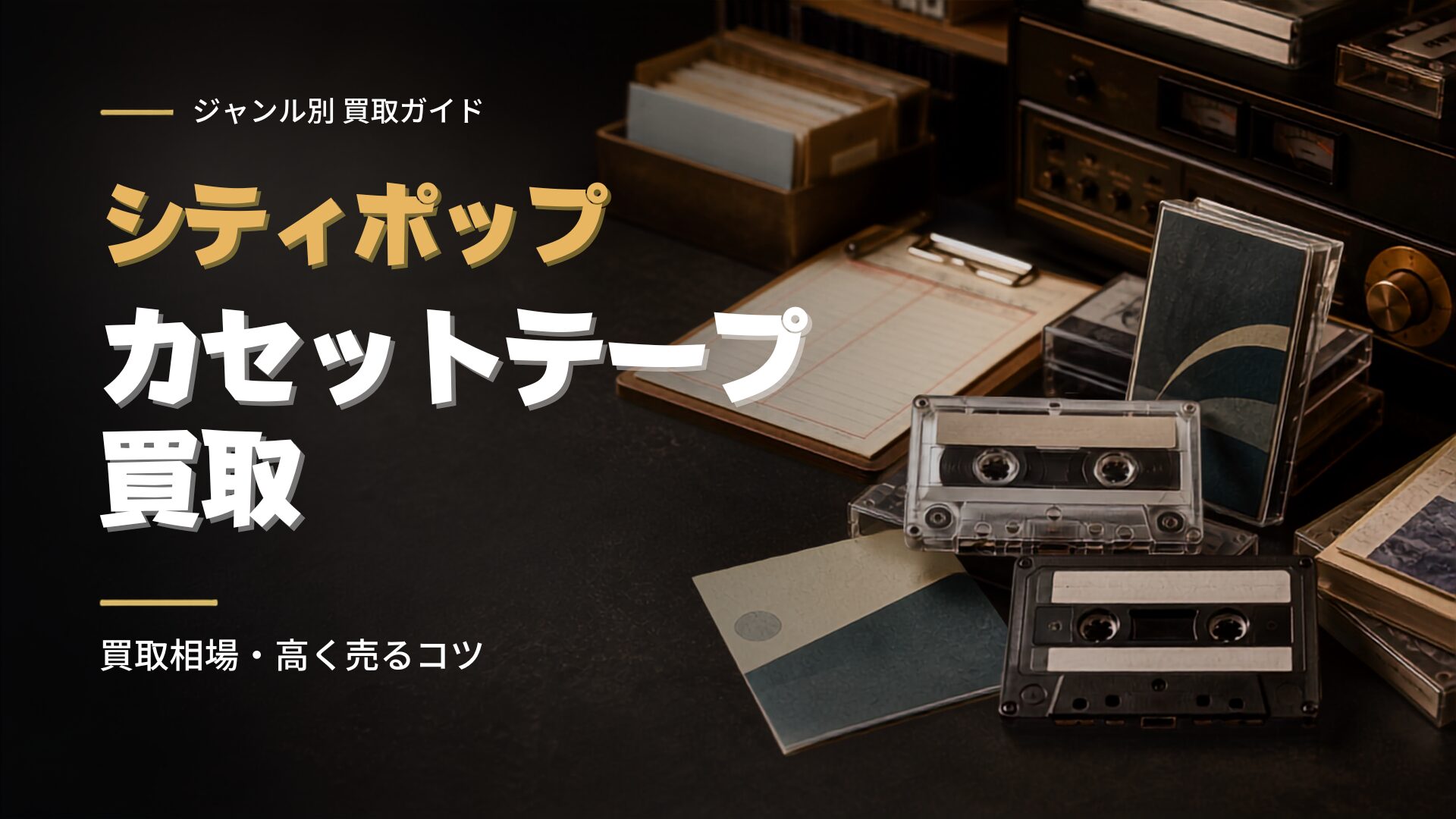 シティポップ カセットテープ買取|大阪・関西 最短30分出張買取