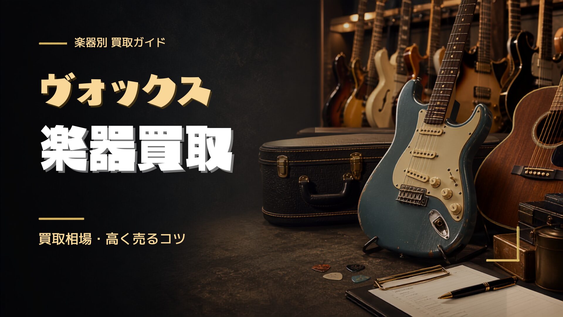 ヴォックスの楽器買取|大阪・関西 最短30分出張買取