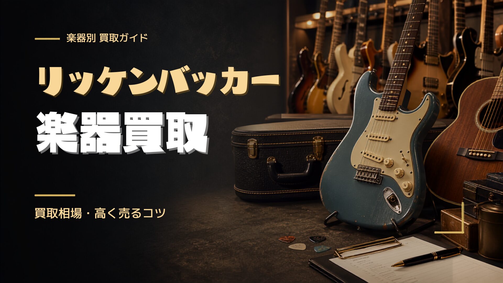リッケンバッカーの楽器買取｜大阪・関西 最短30分出張買取