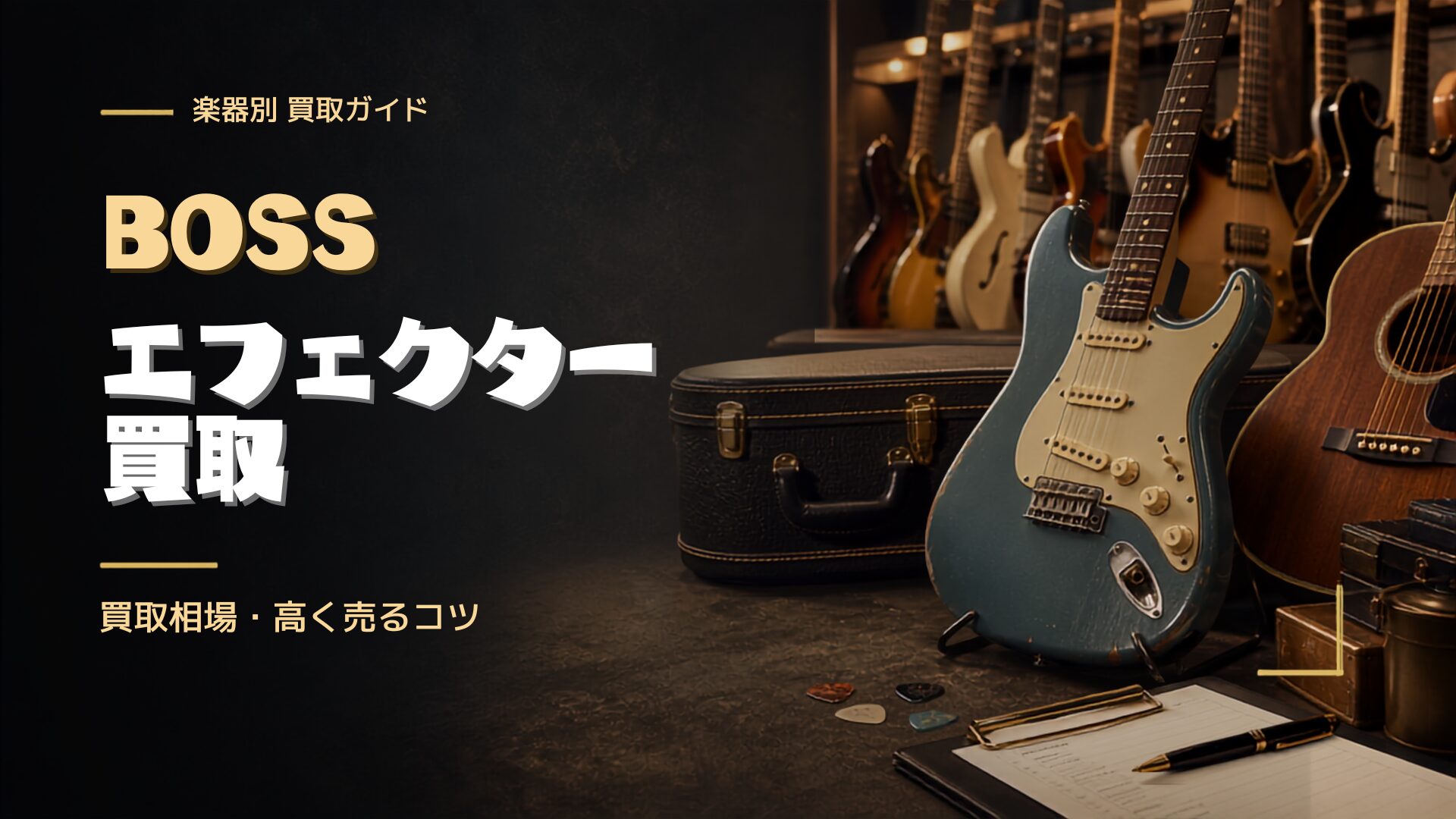 BOSSのエフェクター買取|大阪・関西 最短30分出張買取