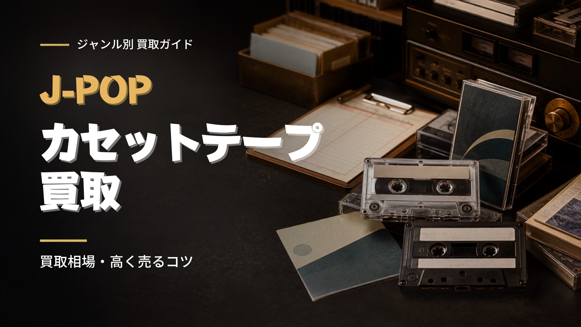 J-POP カセットテープ買取｜大阪・関西 最短30分出張買取