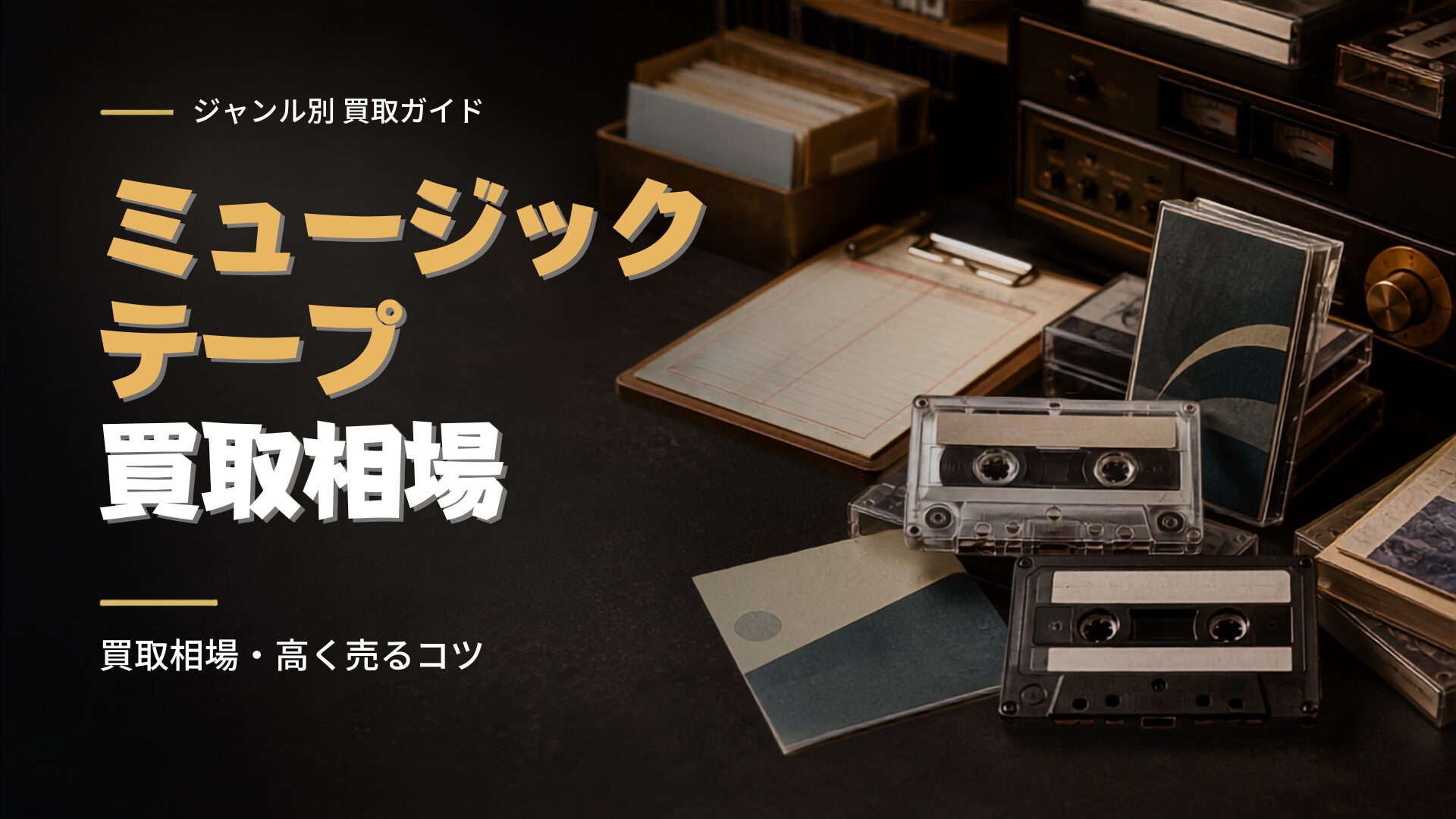 ミュージックテープ買取｜大阪・関西 最短30分出張買取