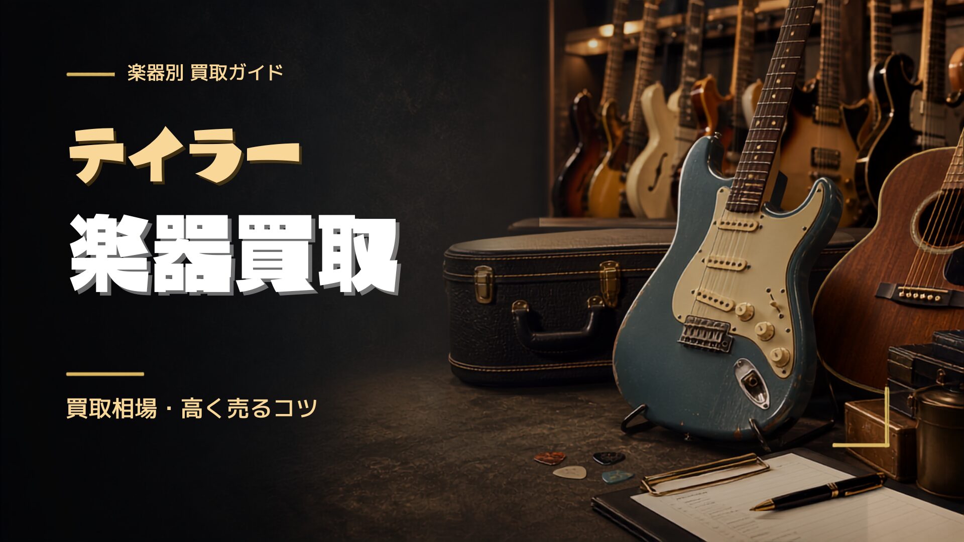 テイラーの楽器買取|大阪・関西 最短30分出張買取