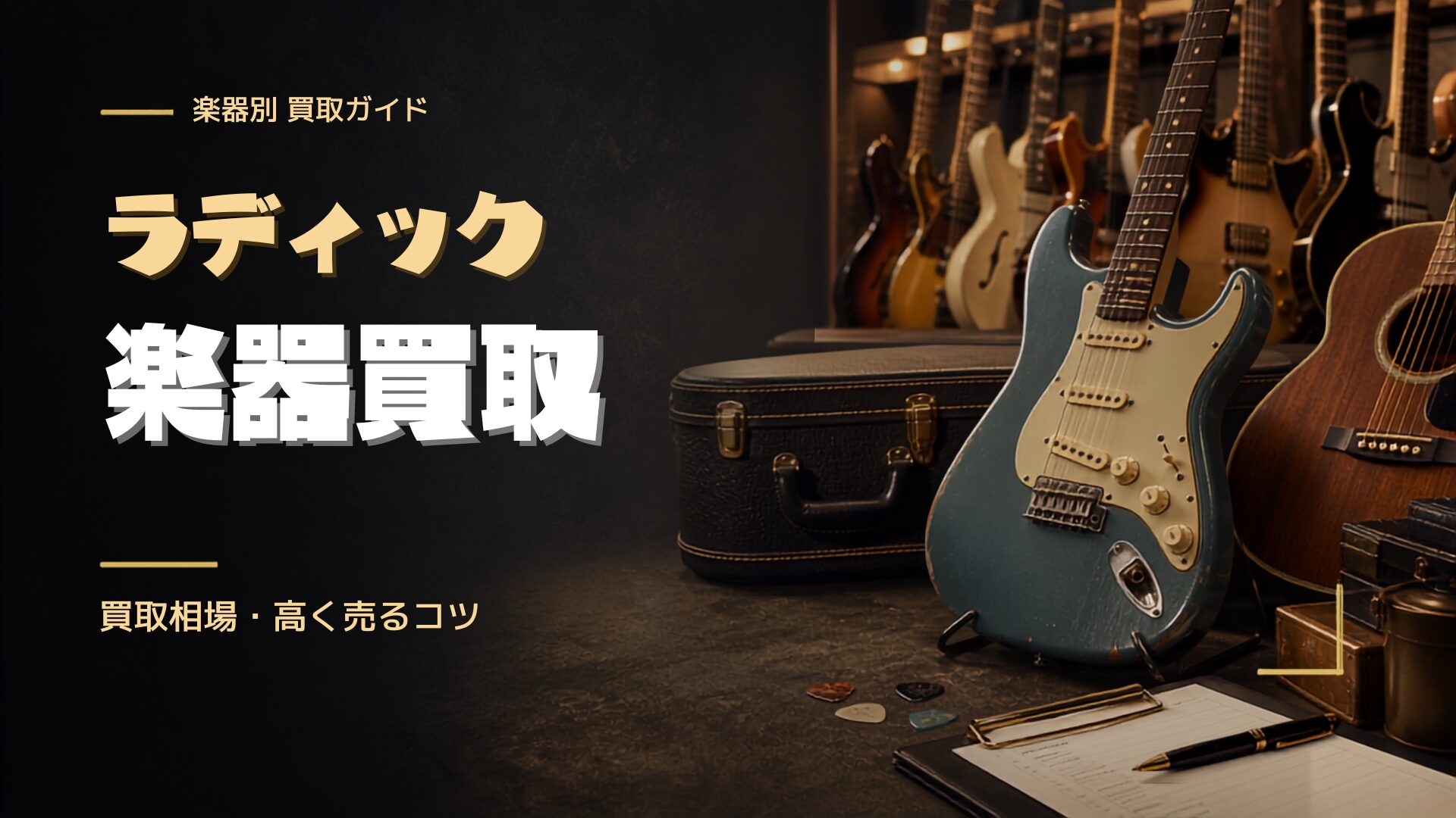 ラディックの楽器買取|大阪・関西 最短30分出張買取