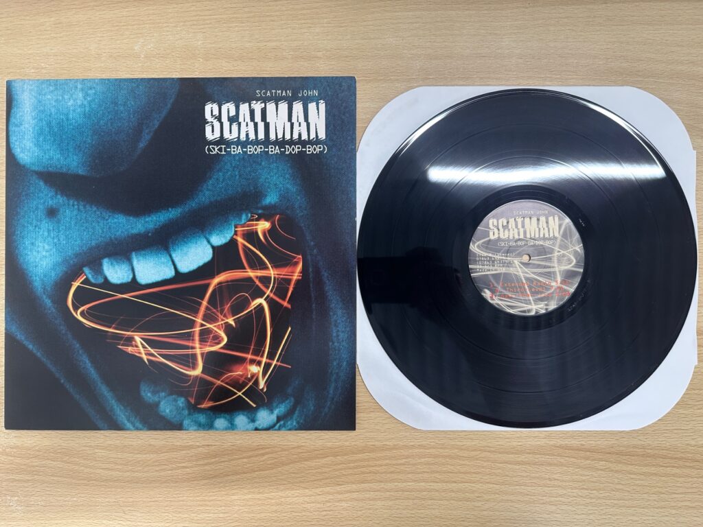 Scatman John『SCATMAN(SKI-BA-BOP-BA-DOP-BOP)』の12インチレコードとジャケット