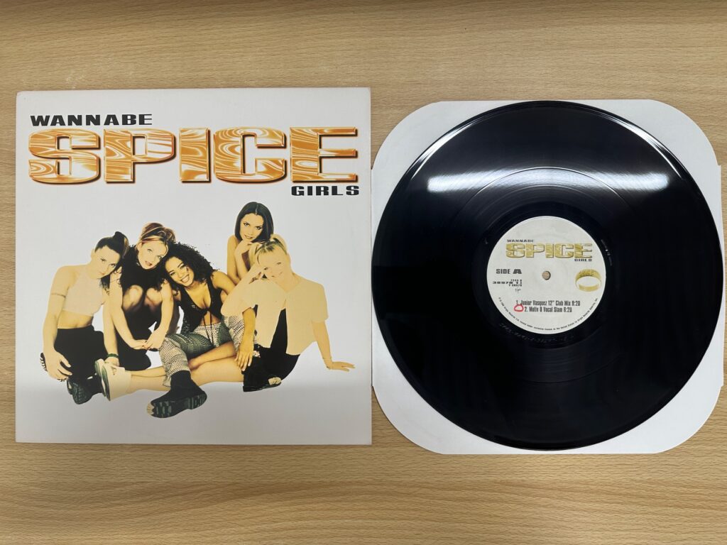 Spice Girls『Wannabe』の12インチレコードとジャケット