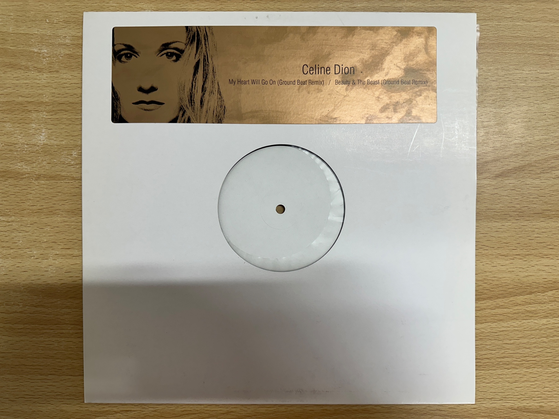 Celine Dion「My Heart Will Go On / Beauty & the Beast」Ground Beat Remixの12インチレコード